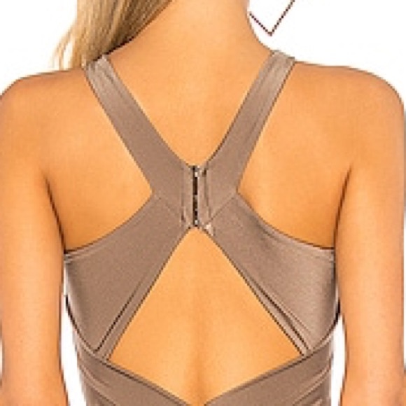 NEW NWT Michael Costello Philip Midi in Taupe size M. - Picture 6 of 12